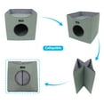 thumbnail image 6 of JESPET & GOOPAWS: Foldable Cat Condo - Sage Green - Cube House, Sleeper Bed Cave, Top Lying Surface, 2 Reversible Cushions, Hiding Place, 15.5 x 15", 6 of 8