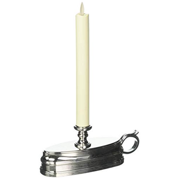 Luminara® Flameless Window Candle Lamp Brushed Nickel