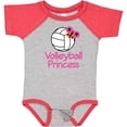 thumbnail image 3 of Inktastic Volleyball Butterfly Princess Girls Baby Bodysuit, 3 of 5