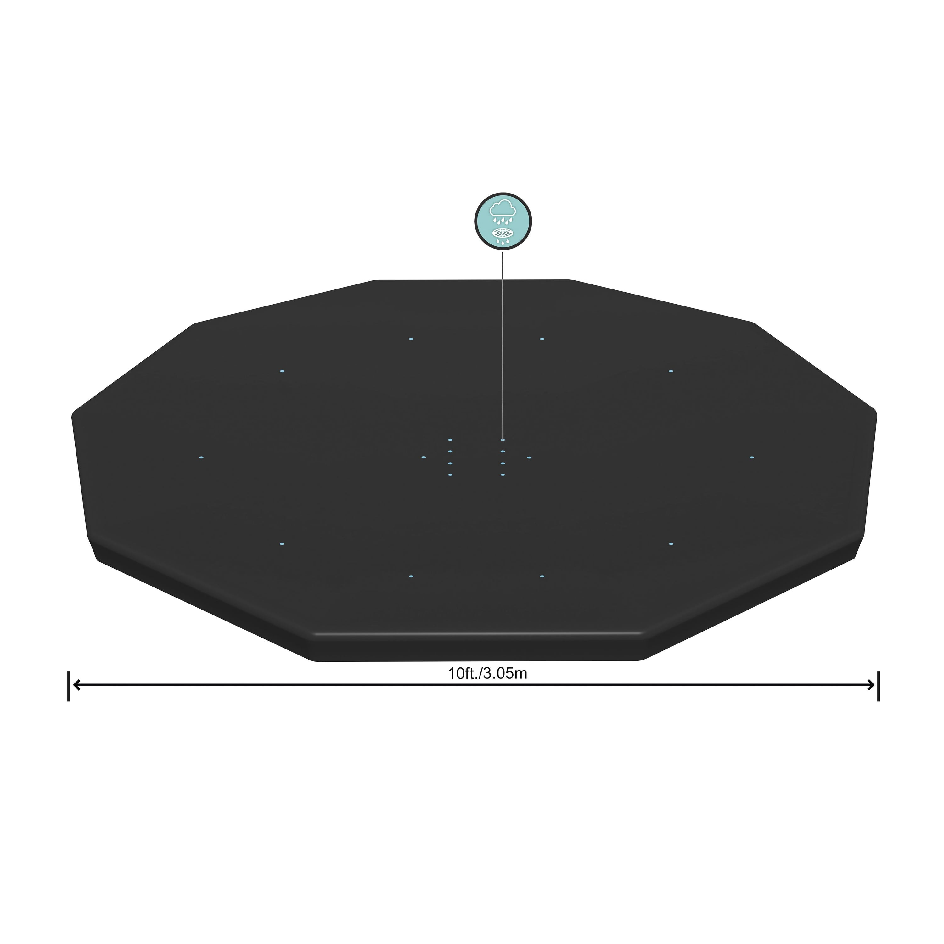 Bestway Pool Cover for 10' Round Above-Ground Swimming Pools – Protection from Debris
