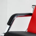 thumbnail image 3 of 1 Pcs Office Reception Waiting Chair W/ PU Leather Visitor Guest Sofa Seat Red, 3 of 6
