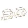 thumbnail image 3 of 2PCS Napkin Holder Iron Coffee Cup Shape Freestanding Tissue Dispenser Tabletop Napkin Holder for Dinning Table Restaurant Gold, 3 of 12