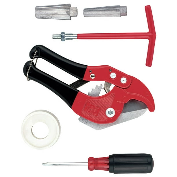Orbit Sprinkler Tools Pipe Cutter, Teflon Tape, Nipple extractor