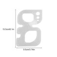 thumbnail image 3 of kurtrusly Ruler Embroidery Sewing Cross-stitch Acrylic Measuring Template Household Quilting Measurement for Office, 3 of 6