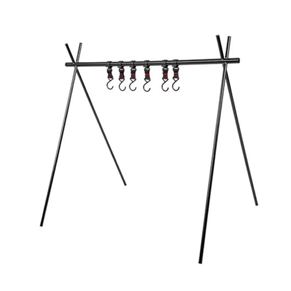 Moobody Outdoor Tent Camping Aluminum Portable Tripod Folding Shelf