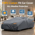 C8 Custom Wraps Coupe Car Cover Custom Fit Corvette C8, Waterproof All-Weather Vehicle ...