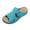 Light Blue, variant on Orthopedic Sandals for Women with Arch Support Adjustable Straps Open Toe Platform Walking Shoes White 8