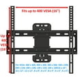 thumbnail image 4 of Husky Mounts Full Motion TV Bracket Fits Most 32 – 55 Inch LED LCD Flat Screen With VESA 400x400 or smaller Corner Friendly Swivel TV Wall Mount, 4 of 4