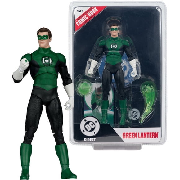 McFarlane Toys - DC Direct - Lance-Pages - Green Lantern Hal Jordan (Green Lanterns #48) Figurine Articulée 7 Pouces avec Bande Dessinée