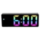 thumbnail image 1 of Despertador LED colorido elegante moderno carcasa negra 2 modos de fuente de alimentación gran reloj despertador digital colorido para sala de estar ANGGREK Otros, 1 of 8