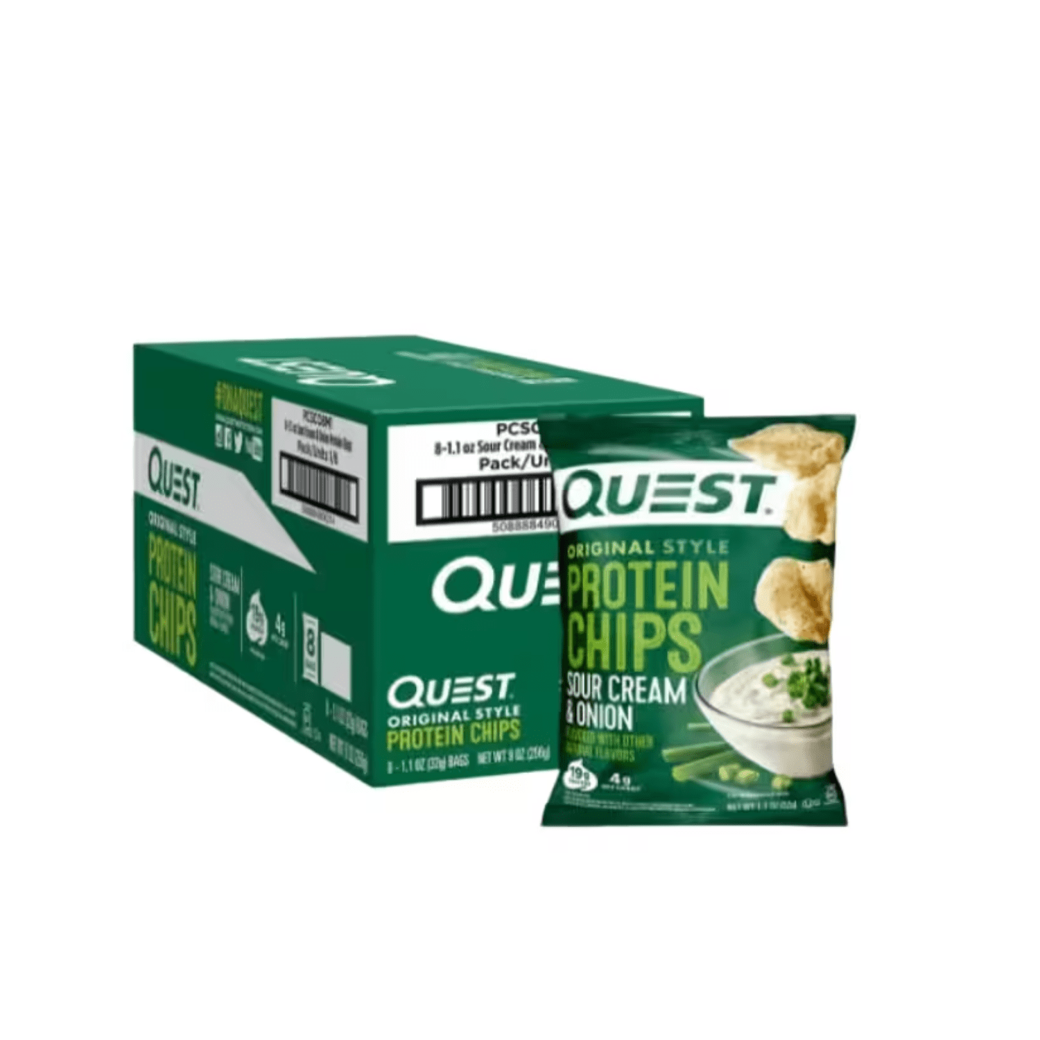Quest Tortilla Style Protein Chips, Chili Lime Flavor, 32g/1.12 oz