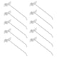 thumbnail image 4 of Shelf Hook Panel Hooks Business Owners Sleek Design Rectangular Shape 10Pcs, 4 of 5