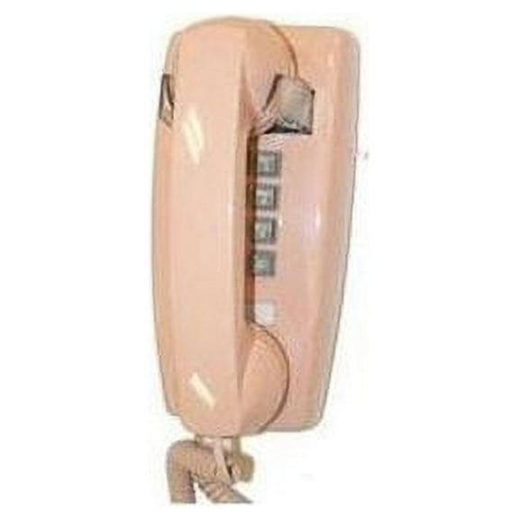 Cortelco 2554 Basic Single-Line Wall Telephone with Volume Control in Beige 255413-VBA-20M