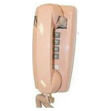 Cortelco 2554 Basic Single-Line Wall Telephone with Volume Control in Beige 255413-VBA-20M