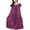Purple, variant on Satin Nightgowns for Women - Soft & Breathable Long Night Gowns - Adult Womens Nightgown - Plus Size Ice Silk Sleepwear Chemise Nightgowns for Women Purple One Size