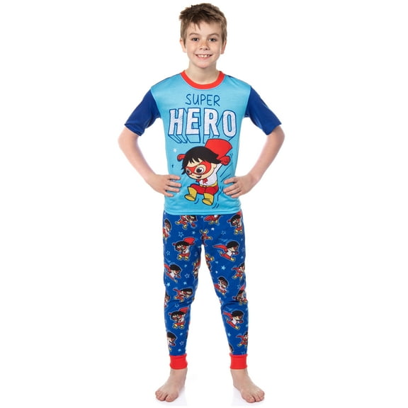 Ryans World Boys Short Sleeve Pajamas Set, 2-Piece, Sizes 4-12