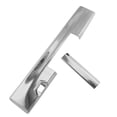 thumbnail image 5 of Car Chrome ABS Rear Trunk Gate Door Handle Bowl Cover Trim for Triton L200 2019 2020 2021,2 x Rear Handle Tail Gate Cover,Silver, 5 of 5