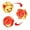 Red, variant on Color Flipping Smooth Sphere Hand Toy Multifunctional Retractable Educational Stress Sensory Play for Kids Adults
