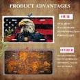 thumbnail image 5 of Patriotic Eagle in Uniform Front License Plate,Metal License Plate,Funny Standard Plates Personalized Novelty Decorative For Men/Women/Boys/Girls Car 6×12 Inch, 5 of 7