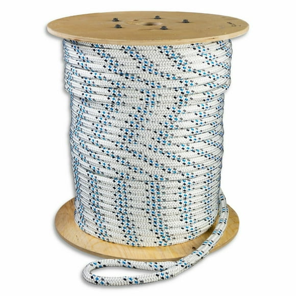 Premium Polyester Double Braid Cable Pulling Rope | Made in USA | Highest Strength | 9/16 inch x 600 feet
