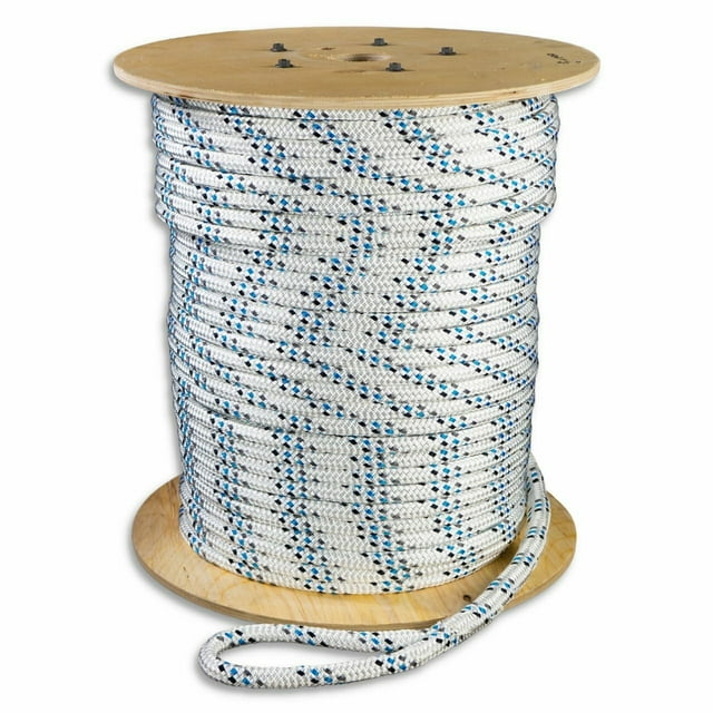 Premium Polyester Double Braid Cable Pulling Rope | Made in USA | Highest Strength | 9/16 inch x 600 feet