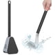 thumbnail image 1 of Escobilla de baño de golf, escobilla de baño de mango largo, escobilla de baño de silicona para golf, cepillo de limpieza sin callejón sin salida, juego de escobilla y soporte para baño negro, 1 of 5