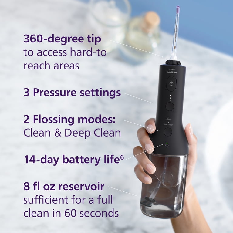 Sonicare Cordless Power Flosser HX3826/23, Quad Stream Technology
