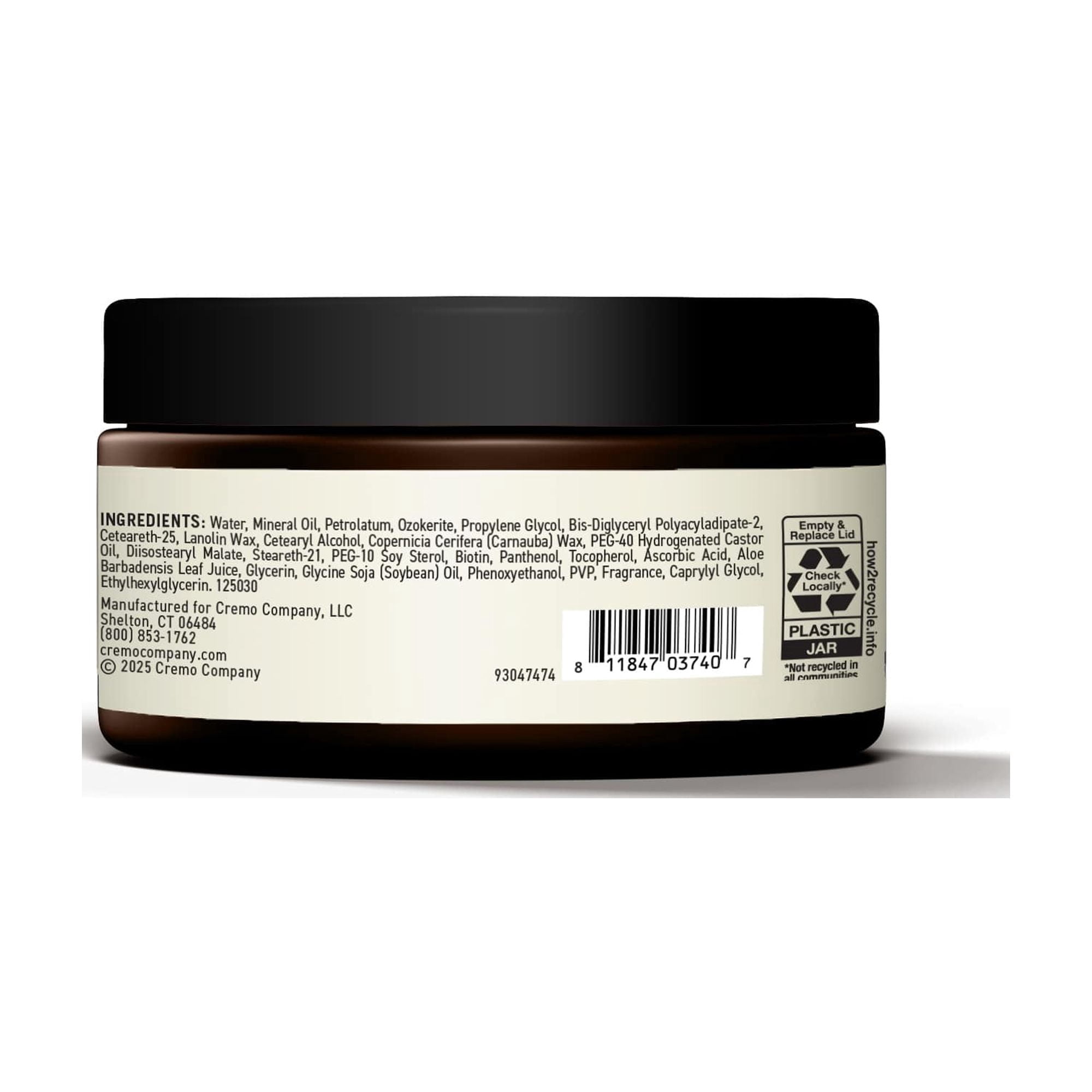 Cremo Barber Grade Hair Styling Cream, 3.4 oz