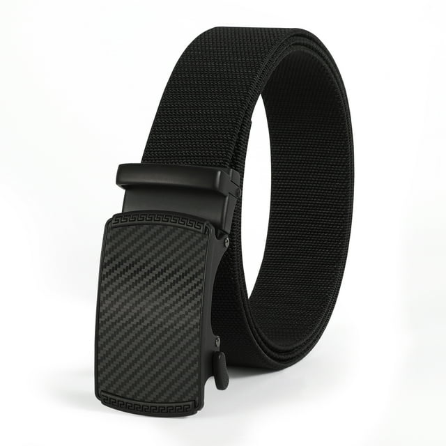 Ratchet Belts for Men, Nylon  Golf Belts, Adjustable Trim to Fit