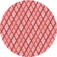 thumbnail image 1 of Ahgly Company Machine Washable Indoor Round Transitional Pastel Pink Area Rugs, 7' Round, 1 of 7