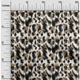 thumbnail image 2 of oneOone Cotton Poplin Twill Brown Fabric Animal Skin Sewing Material Print Fabric By The Yard 56 Inch Wide, 2 of 4