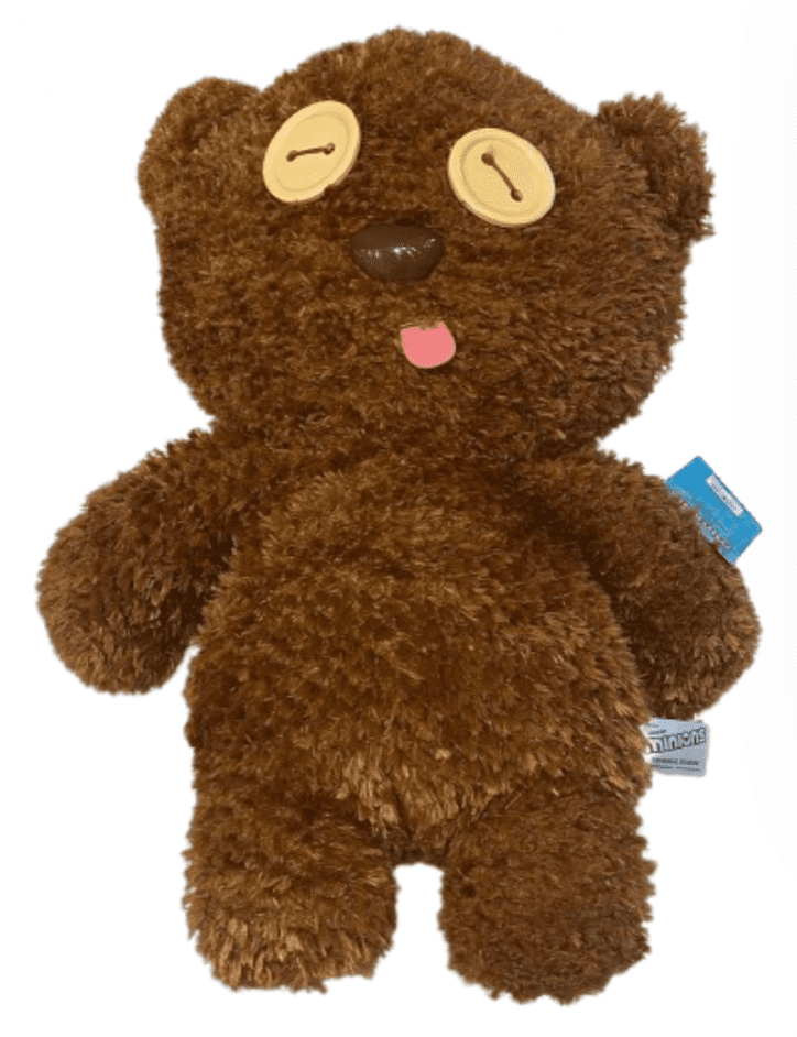 minion bob with teddy bear