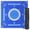 Blue, variant on 31.5" Mahjong Mat with Carry Bag 0.08inThick Non Slip Rubber Table Cover Noise Reduction Mahjong Tabletop Protector Square Mat for Card Game and Family Game Night