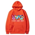 thumbnail image 2 of Hoodies Woman Clearance, Women's Hoodies Heart Print Loose Casual Long Sleeve Sweatshirt Tops, 2 of 3