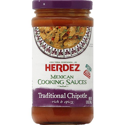 HERDEZ Traditional Chipotle Mexican Cooking Sauces, 12 oz, (Pack of 6