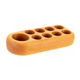 thumbnail image 4 of Soporte de exhibición de aceites esenciales, contenedor de fragancias con 9 ranuras, escritorio, cosmético, esmalte de uñas, estante de madera para, 4 of 9