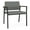 Asteroid, variant on Avon Reception Waiting Oversize Chair UPH Seat Back / Black Steel / Black