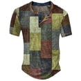 thumbnail image 1 of T-shirts Amples à Imprimé Numérique pour Hommes, Mode Décontractée, Manches Courtes, 1 of 2