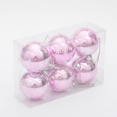 thumbnail image 4 of 6 cm Christmas Snowflake Plastic Hanging Ball Pendant Snowflake Ball for Christmas Decor, 4 of 5