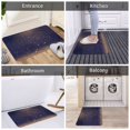 thumbnail image 4 of Cauagu Gold Black Glitter Print Front Door Mat for Indoor Entrance 16x24 Inche,Absorbent Doormat Washable Carpet for Bathroom/Garage/Kitchen/Entry/Back, 4 of 7