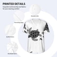 thumbnail image 3 of KLL Family Of Sea Turtles for Men's Baseball Shirts,Short Sleeve Casual Shirts Button Down Shirt for Men Beach Summer Wedding Shirt-Large, 3 of 7