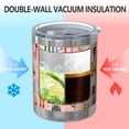 thumbnail image 2 of 12oz Tumblers Pink Christmas Nutcracker Pattern Vacuum Insulated Stainless Steel Travel Tumbler Cups Mug with Lid and Straw for Beer,Coffee,Beverages with Cleaning Brush for Cold & Hot Drinks, 2 of 5