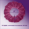 thumbnail image 5 of Velvet Scrunchies Jumbo Size Plush Big Ponytail Holders Thick Braided Locked Hair Big Made in the USA Rose, 5 of 7