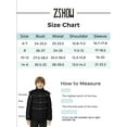 thumbnail image 5 of ZSHOW Boy's Recycled Winter Coat Insulated Winter Jacket Hooded Puffer Outerwear Jacket Black 10/12, 5 of 9