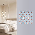 thumbnail image 4 of Yayeee Toggle Light Switch Wall Plate 2-Gang 4.56"x4.48" Decorative Outlet Cover, Light Blue Checkered Heart, 4 of 7