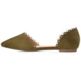 thumbnail image 3 of Journee Women's Jezlin Almond Toe D'Orsay Flats, Wide Width Available, 3 of 10