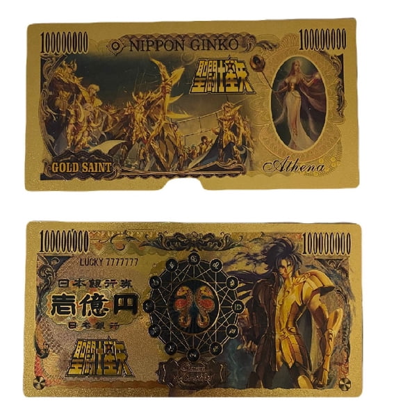 Billete Conmemorativo Anime Saint Seiya  Geminis Saga