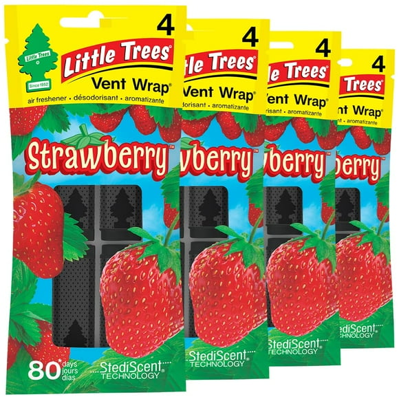Ambientador para Auto LITTLE TREES Vent Wrap con Aroma a Fresa