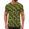 thumbnail image 2 of Mifsaly Camouflage Shirts for Men Women Crewneck Short Sleeve Cotton Tshirts Breathable Slim Fit Summer Tops Outdoor Hunting Training Unisex Blouse XXXL, 2 of 9