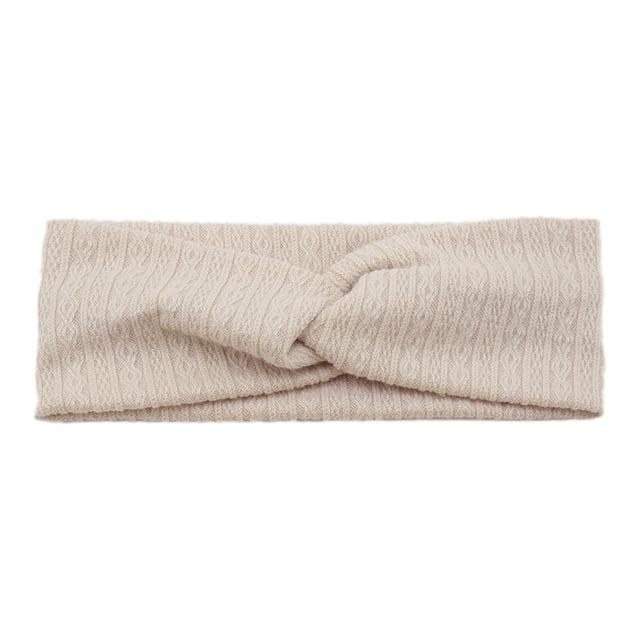 Diadema tejida de Yoga de Color sólido informal a la moda para mujer, diadema deportiva hecha a mano Fridja nalpqowj2194